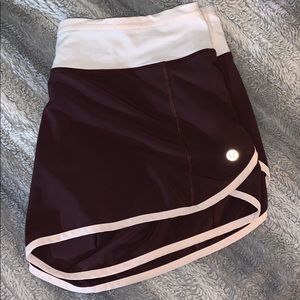 Maroon lulu lemon shorts!
